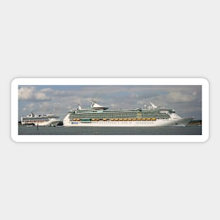 Cruise Ship Pano Sticker